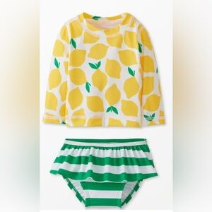 Hanna Andersson skirted rashguard and bikini bottom set